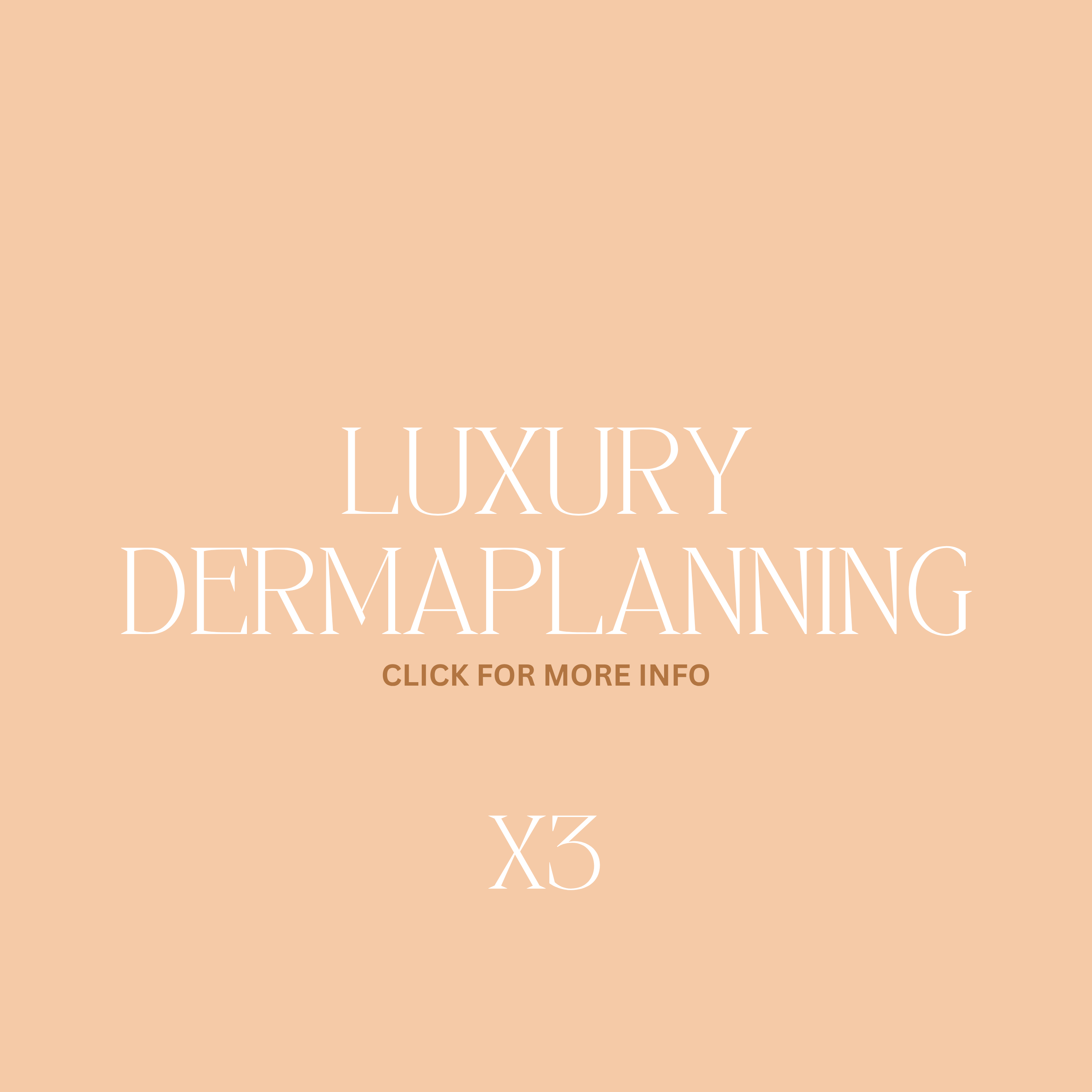 Facial packages - luxury dermaplaning x 3