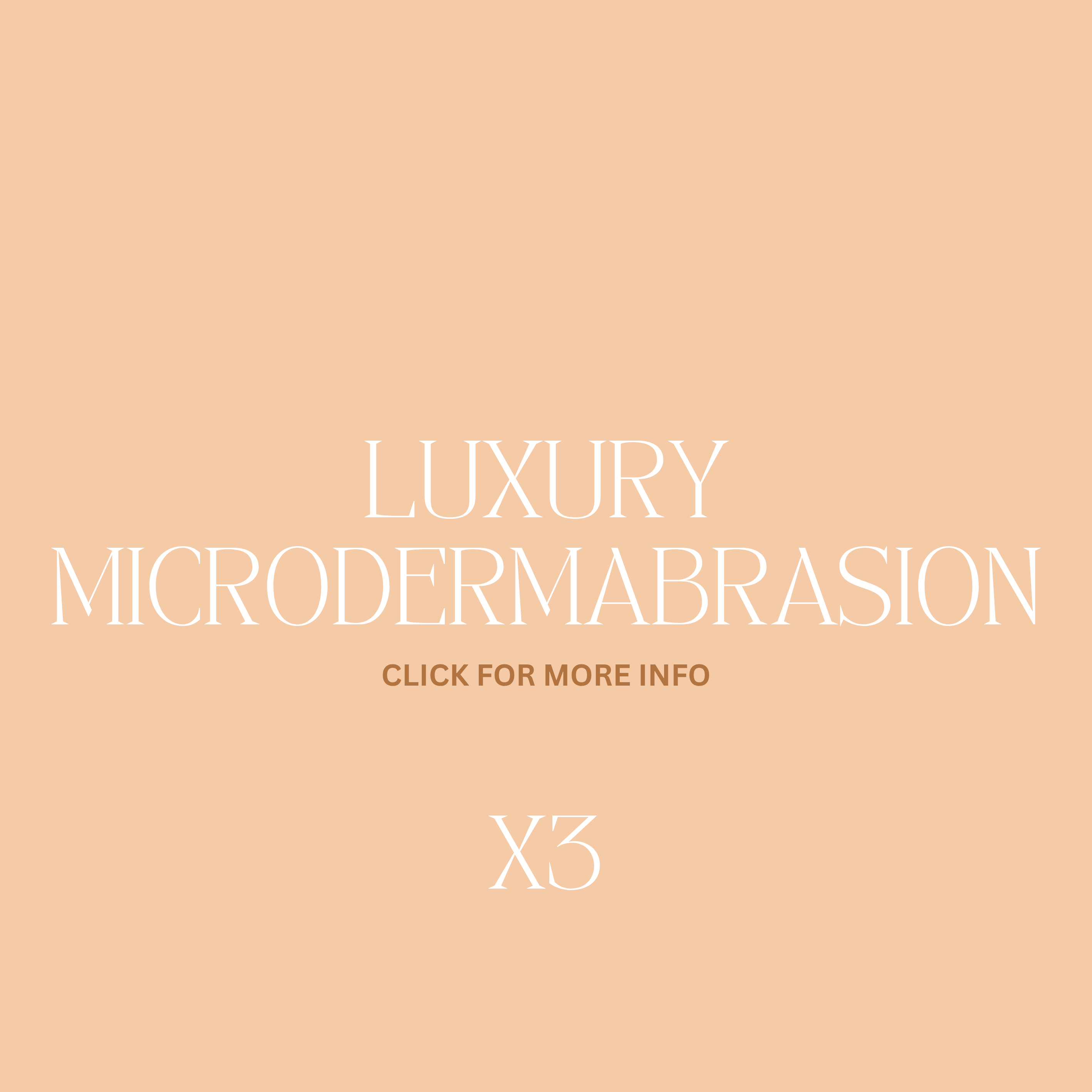 Facial packages - Luxury Microdermabrasion x 3